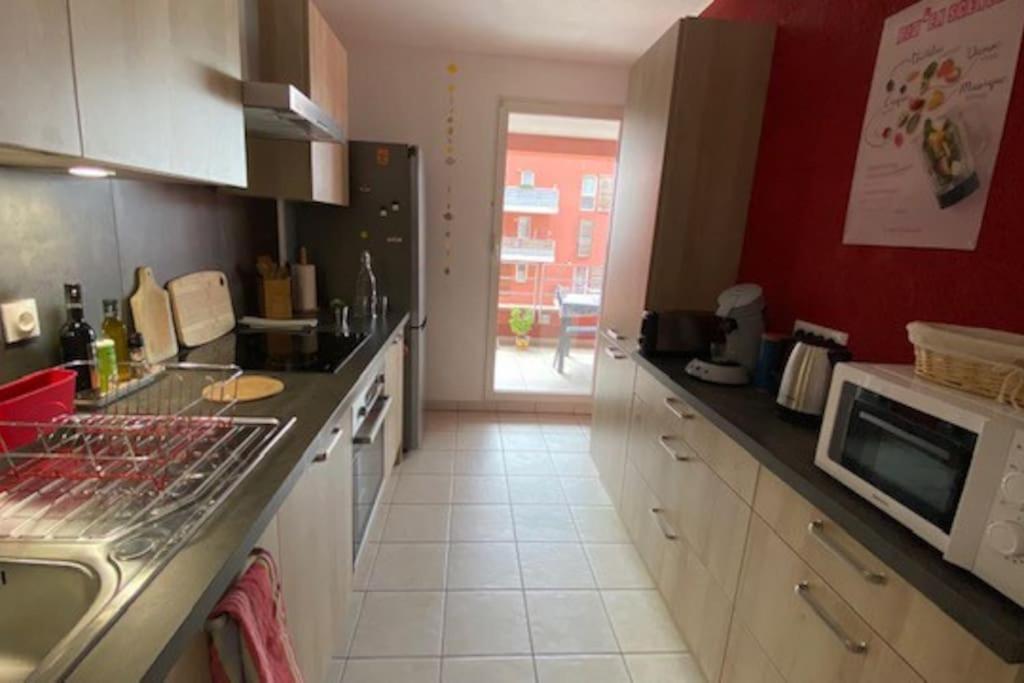 Apartment 1,5 Km Plages Bel Calme Piscine Garage Sete